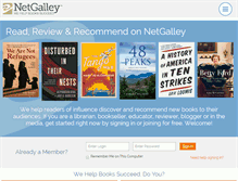 Tablet Screenshot of netgalley.com